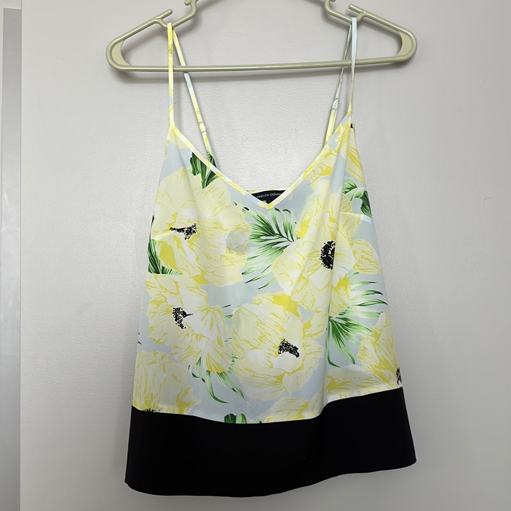 French Connection - Yellow/white floral top